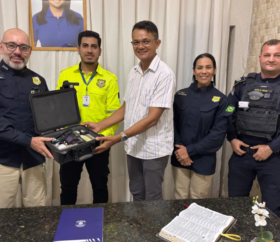 DEMUTRAN de João Câmara recebe novo etilômetro para reforçar fiscalização contra álcool ao volante.