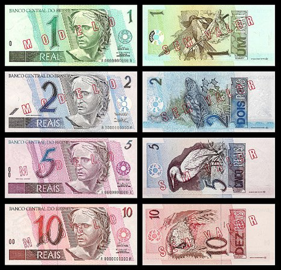 Banco Central inicia retirada das primeiras cédulas do real de circulação