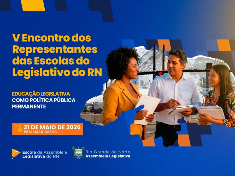 Encontro das Escolas Legislativas do RN reunirá representantes de cerca de 80 municípios em Natal  Subtítulo: