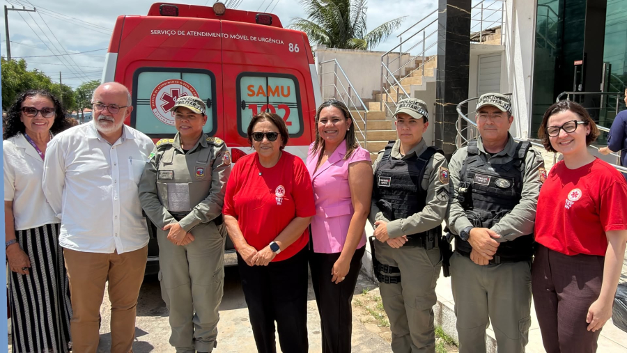 Vereadora Jeska Fernandes acompanha expansão do SAMU em João Câmara ao lado da governadora Fátima Bezerra e da prefeita Aize Bezerra
