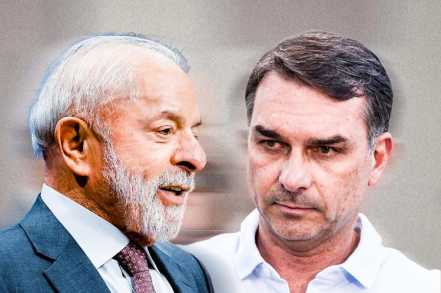 BTG/Nexus: Lula e Flávio Bolsonaro têm empate técnico em 1º e 2º turnos