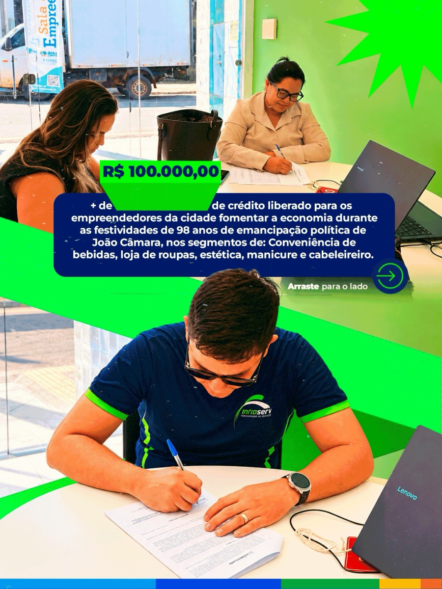 Prefeitura de João Câmara reforça apoio aos empreendedores por meio da Sala do Empreendedor