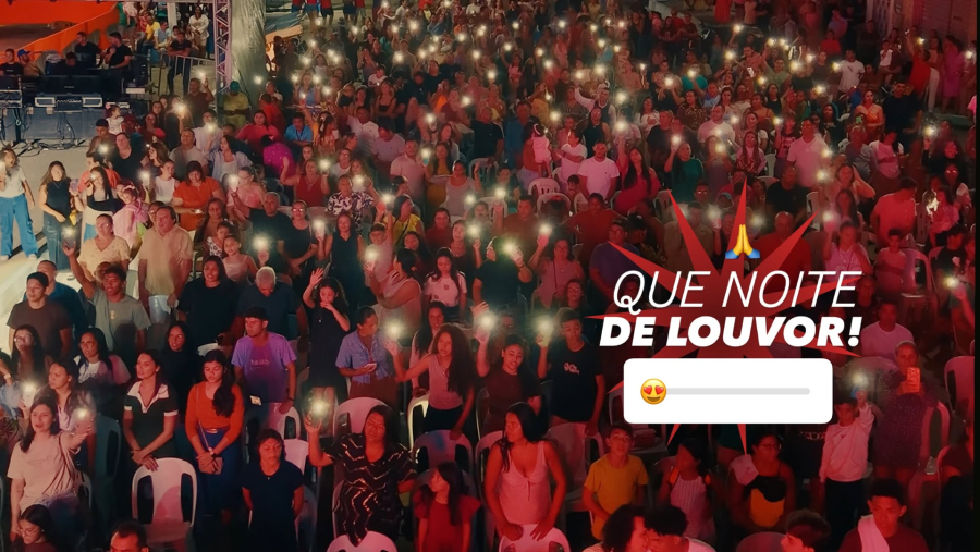 Fé e música marcam abertura dos festejos pelos 98 anos de João Câmara na arena do povo, largo do ginásio Zezão.