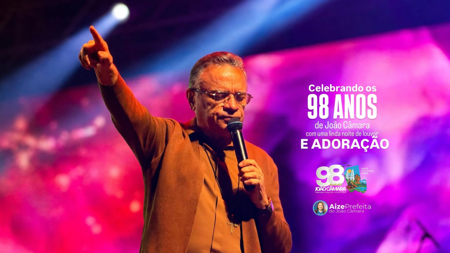 Padre Nunes reúne fiéis em noite de fé e louvor nos 98 anos de João Câmara